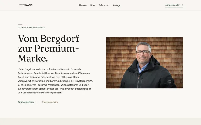 peter-nagel.com auf dem Smartphone