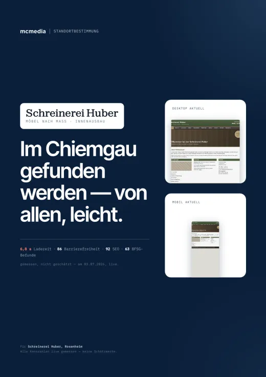 Website-Check — Cover (Beispiel)